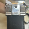 萬(wàn)寶龍（MONTBLANC）粒面牛皮/光滑皮雙面 M扣腰帶3.5cm皮帶127697禮物 曬單實(shí)拍圖