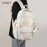 viney雙肩包女休閑學(xué)生高中初中書(shū)包大容量輕便旅行背包生日禮物送女友 曬單實(shí)拍圖