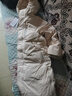 鴨鴨兒童羽絨服男女童冬季新款長(cháng)款過(guò)膝中大童裝極寒親子裝加厚外套HR 米白色 170 曬單實(shí)拍圖