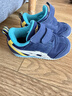 亞瑟士（asics）機能鞋童鞋兒童鞋子寶寶嬰幼兒學(xué)步鞋網(wǎng)面軟底魔術(shù)貼透氣鞋 401深藍色 23.5 內長(cháng)14.5cm，腳長(cháng)13.5cm 曬單實(shí)拍圖