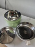 旗豐316食品級不銹鋼中小學(xué)生飯盒碗兒童上學(xué)專(zhuān)用餐盒大容量帶蓋 大號綠色1.2L+折疊筷勺+保溫袋 曬單實(shí)拍圖