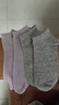 真維斯女裝夏季新款 簡(jiǎn)約舒適凈色女生百搭船襪（5對裝）LY 黑色/白色/淺花灰/粉紅色/淺紫色6S12 均碼 曬單實(shí)拍圖