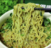 白象香菜面限定款泡面方便面懶人速食夜宵綠色蔬菜面餅含香菜袋裝 香菜面115g*20袋 曬單實(shí)拍圖