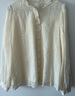 香影萊賽爾天絲白色襯衫女2026春季新款氣質(zhì)襯衣立領(lǐng)長(cháng)袖刺繡上衣 鷺白 L 165/88A/110-125斤 曬單實(shí)拍圖