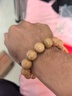 紅良緣老桃木手串木質(zhì)念珠文玩手鏈男女士本命年新中式佛珠轉運禮物15MM 曬單實(shí)拍圖
