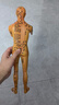中量針灸人體模型十二經(jīng)絡(luò )穴位圖真人版中醫銅人可扎針小皮人全身經(jīng)脈 【入門(mén)款】銅男軟模 40cm 曬單實(shí)拍圖