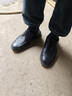 他她（TATA）男鞋舒適休閑皮鞋柔軟輕底羊皮革爸爸鞋2026春新OFZ01AM6 黑色（輕軟系帶） 42 曬單實(shí)拍圖