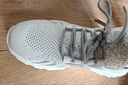 森馬（senma）時(shí)尚飛織網(wǎng)面運動(dòng)鞋套腳舒適透氣休閑鞋男211120303 白灰色 45碼 曬單實(shí)拍圖