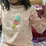 浪莎兒童內衣女童秋衣秋褲純棉抑菌青少年學(xué)生寶寶秋冬保暖睡衣套裝 曬單實(shí)拍圖