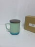 叁旬（sanxun） 泡茶馬克杯帶蓋過(guò)濾水杯女男辦公室個(gè)人陶瓷茶水分離杯子定制 知行馬克杯(窯變湖蘭釉 ) 曬單實(shí)拍圖
