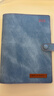 趁早PU軟皮活頁(yè)手冊A5六孔活頁(yè)筆記本活頁(yè)夾線(xiàn)圈本日程本手賬內含90頁(yè)點(diǎn)陣-丹寧藍 曬單實(shí)拍圖