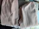 紅豆（Hodo）女士保暖內衣加絨加厚抗靜電秋冬防寒色紡A類(lèi)單件保暖上衣秋衣 柔霧粉 165L 曬單實(shí)拍圖
