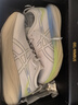 亞瑟士ASICS男鞋舒適運動(dòng)鞋耐磨透氣緩震跑鞋 GEL-NIMBUS 25 米色 41.5 曬單實(shí)拍圖