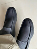 強人商務(wù)休閑男鞋通勤皮鞋舒適羊皮一腳蹬駕車(chē)鞋 JDA351334 黑色 43碼 曬單實(shí)拍圖