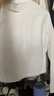 都市麗人【100%棉】t恤女長(cháng)袖正肩純棉上衣顯瘦內搭圓領(lǐng)打底衫女 白色 XL 曬單實(shí)拍圖