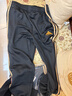 阿迪達斯（adidas）運動(dòng)褲男春季運動(dòng)戶(hù)外休閑衛褲跑步運動(dòng)褲束腳褲? 黑金 2XL 曬單實(shí)拍圖