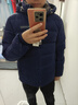 黑冰冬季男款羽絨服700蓬鴨絨拒水羽絨戶(hù)外短款防風(fēng)活帽外套 F8908MJ 藏青色 M (170) 曬單實(shí)拍圖