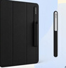 EISSCCE愛(ài)思克（Eisscce）適用ipad電容筆套apple pencil一代二代華為三代手寫(xiě)筆保護套小米華為電容筆套 旗艦款-黑色(內置磁鐵)帶金屬LOGO 曬單實(shí)拍圖