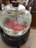 容山堂耐熱煮茶壺玻璃蒸煮茶器自動(dòng)上水電陶爐提梁燒水泡茶壺 玻璃蒸煮一體壺 1500ml 曬單實(shí)拍圖