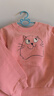 H&M童裝兒童女童春季圓領(lǐng)印花棉質(zhì)上衣衛衣1270762 桃粉色/貓 120 120/60 (4-6Y) 曬單實(shí)拍圖