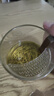 泥也喝綠茶杯月牙玻璃木柄泡茶杯耐高溫防燙手帶過(guò)濾大容量家用辦公杯 曬單實(shí)拍圖