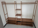 衣架落地臥室衣帽架簡(jiǎn)易衣柜衣服掛衣收納置物架簡(jiǎn)約現代實(shí)木家用 長(cháng)170CM全板衣帽架 曬單實(shí)拍圖