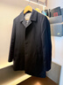 報喜鳥(niǎo)大衣男裝【可拆卸鵝絨內膽】秋冬款男士時(shí)尚休閑羊毛呢大衣外套男 海軍藍 XL -50(180/100) 曬單實(shí)拍圖