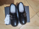 達芙妮布洛克鞋樂(lè )福鞋復古2026新款厚底小皮鞋春季學(xué)生女生 黑色 37 (235mm) 標準碼 曬單實(shí)拍圖
