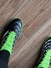 振足足球鞋AG(膠質(zhì)短釘)低幫學(xué)生青少年男款女輕便透氣技術(shù)運動(dòng)訓練鞋 黑色碎釘（加3件套） 38 曬單實(shí)拍圖