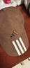 adidas時(shí)尚百搭燈芯絨顯臉小運動(dòng)遮陽(yáng)帽子男女阿迪達斯官方   柔和棕   OSFM 曬單實(shí)拍圖
