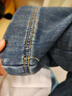 雪茜曼寬邊九分牛仔褲女小個(gè)子冬季加絨新款寬松顯瘦直筒闊腿褲子 曬單實(shí)拍圖