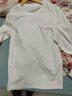 京東京造100支t恤男士高端打底衫內搭春季新款上衣服男裝長(cháng)袖新年暖晝白M 曬單實(shí)拍圖
