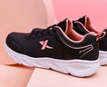 特步女鞋運動(dòng)鞋春季休閑鞋子輕便基礎減震皮面防水軟底舒適跑步鞋女 6667黑粉紅【推薦】 37 曬單實(shí)拍圖