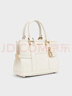 CHARLES&KEITH26春季新品氣質(zhì)通勤手提托特包斜挎包新年生日禮物CK2-30782784 Cream奶白色 S 曬單實(shí)拍圖