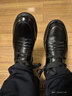 紅蜻蜓商務(wù)休閑皮鞋男輕便透氣正裝鞋軟底時(shí)尚通勤鞋子WLA450141黑色41 曬單實(shí)拍圖