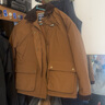 馬登工裝美式復古獵裝棉服外套男巴恩風(fēng)防寒棉襖男士春冬短款棉衣 咖色 M 曬單實(shí)拍圖