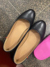 红蜻蜓女鞋夏季新款头层牛皮女士皮鞋妈妈鞋粗跟单鞋女工作鞋 黑色 37 实拍图