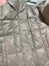 太平鳥【商場同款】女裝冬季新款PU羽絨服A1ACD4292 灰色 L 曬單實拍圖