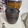 胖東來(lái)同款熱賣(mài)紫陶茶葉罐密封罐陶瓷紫砂大小號醒茶罐普洱儲存罐防潮罐 荷花茶葉罐 950ml 1 曬單實(shí)拍圖