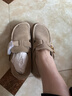 莎莎蘇【楊超越同款】春夏咖啡貝果兩穿半拖勃肯單鞋女內增高ZA54781-41 曬單實(shí)拍圖