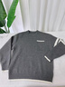 左西男童毛衣秋冬款兒童學(xué)院風(fēng)針織衫2025新款中大童冬裝 灰色 140 曬單實(shí)拍圖