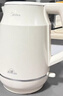 美的（Midea）電熱水壺養生母嬰級316L內膽雙層無(wú)縫一體家用燒水壺1.7L大容量自動(dòng)智能斷電泡茶 SH17M301PRO 曬單實(shí)拍圖
