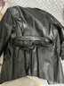 納維凱爾意大利小帆船男士皮衣頭層牛皮風(fēng)衣外套1336543502 黑色 XL/52  曬單實(shí)拍圖