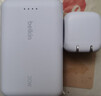 貝爾金（BELKIN）充電寶3C認證可上飛機 自帶線(xiàn)手機移動(dòng)電源 適用蘋(píng)果iPhone便攜1萬(wàn)毫安快充20W 白色套裝 曬單實(shí)拍圖