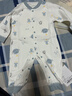 棉芹嬰兒衣服新生兒連體衣春秋純棉內衣初生0-3個(gè)月哈衣爬服寶寶衣服 藍地球2件裝-四季 66cm (建議1-3個(gè)月) 曬單實(shí)拍圖