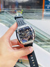 歐品客進(jìn)口勞力瑞士手表男士機械表全自動(dòng)防水時(shí)尚商務(wù)潮流大表盤(pán)男表 GELATU-皓月白 曬單實(shí)拍圖