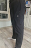 FILA 斐樂(lè )官方男士針織長(cháng)褲2025冬季新款健身運動(dòng)基礎加絨直筒褲 深黑-BK L 175/84A/L 曬單實(shí)拍圖