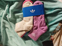 adidas六雙裝經(jīng)典襪子男女阿迪達斯官方三葉草IX5279 奇妙白/淺玫紅色/淡藍/紫色/綠色/黃色 M 曬單實(shí)拍圖