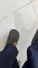 海瀾之家（HLA）經(jīng)典毛絨包根棉拖鞋男士秋冬季新款防滑情侶家居室內保暖棉拖鞋 水墨黑 42-43 【適合41-42碼腳】 曬單實(shí)拍圖