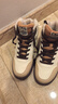 安踏街頑3高幫板鞋大棉鞋女鞋春季保暖加厚加絨皮面休閑運動(dòng)鞋子 曬單實(shí)拍圖